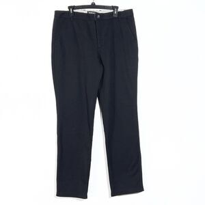 BetaBrand Mens Dress Pants  Sweatpants Sz 36x32 Black French Terry Stretch